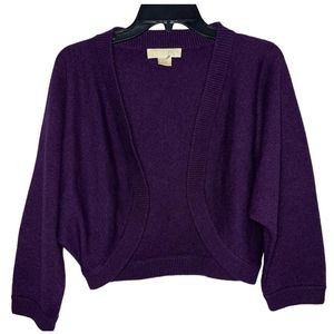 Woman's Cashmere blackberry cardigan